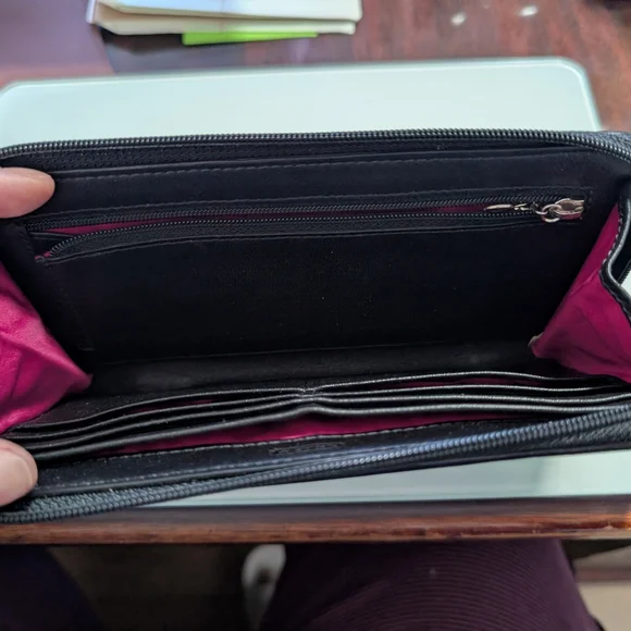 Coach Poppy Floral Graffiti Wristlet Wallet - Picture 4 of 4